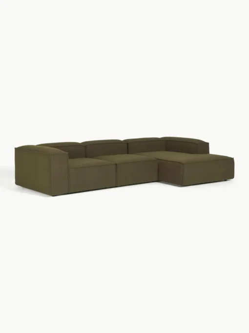 Modulaire hoekbank Lennon uit bouclé
