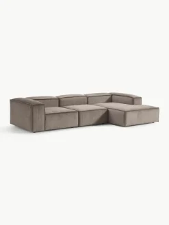 Modulaire hoekbank Lennon van corduroy