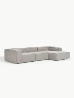 Modulaire hoekbank Lennon uit bouclé