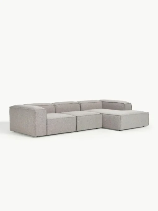 Modulaire hoekbank Lennon uit bouclé