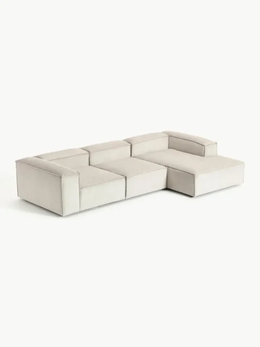 Modulaire hoekbank Lennon van corduroy