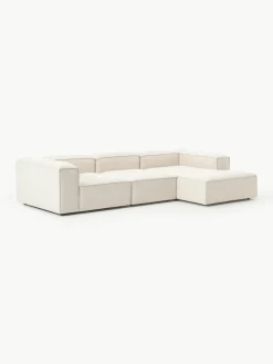 Modulaire hoekbank Lennon van linnenmix