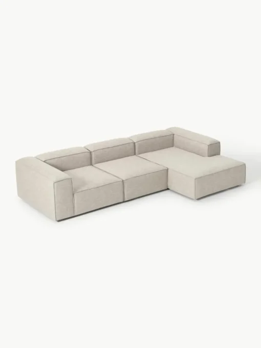 Modulaire hoekbank Lennon van linnenmix