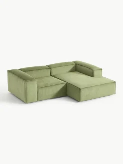 Modulaire hoekbank Lennon van corduroy
