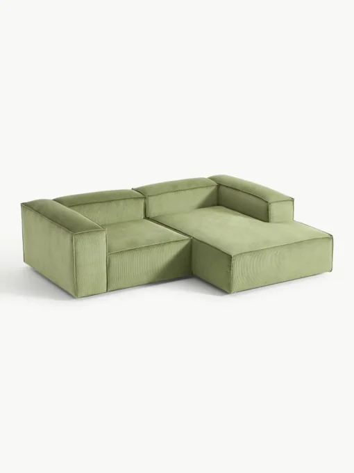 Modulaire hoekbank Lennon van corduroy