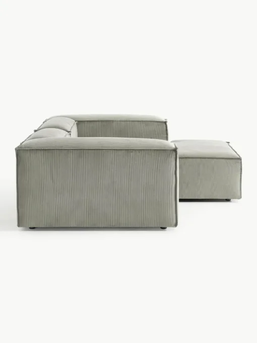 Modulaire hoekbank Lennon van corduroy