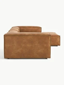 Modulaire hoekbank Lennon van gerecycled leer