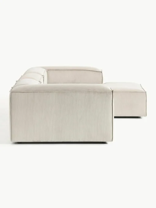 Modulaire hoekbank Lennon van corduroy