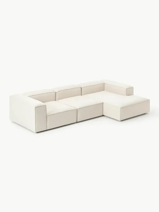 Modulaire hoekbank Lennon van linnenmix