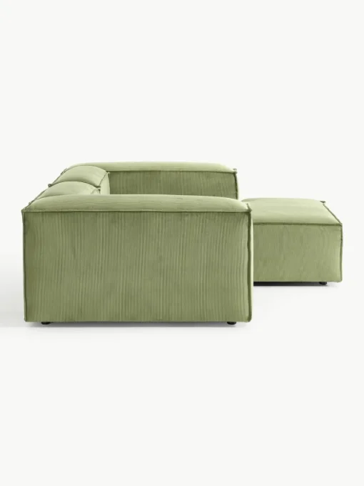 Modulaire hoekbank Lennon van corduroy