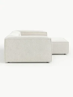 Modulaire hoekbank Lennon uit bouclé