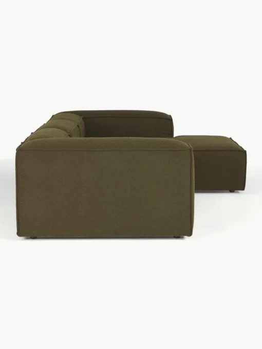 Modulaire hoekbank Lennon uit bouclé