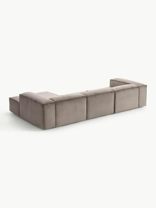 Modulaire hoekbank Lennon van corduroy