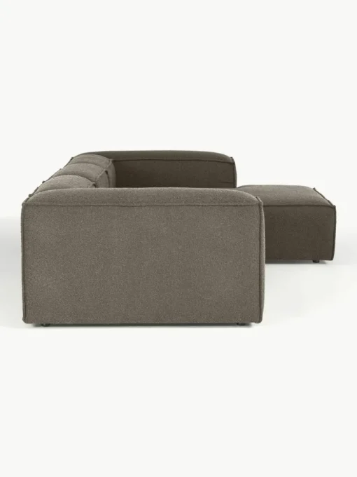 Modulaire hoekbank Lennon uit bouclé