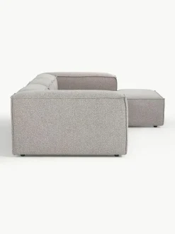 Modulaire hoekbank Lennon uit bouclé
