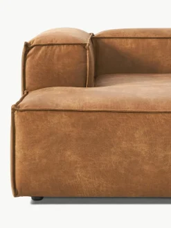 Modulaire hoekbank Lennon van gerecycled leer