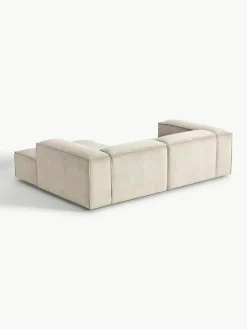 Modulaire hoekbank Lennon van corduroy