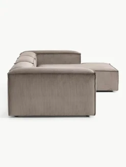 Modulaire hoekbank Lennon van corduroy