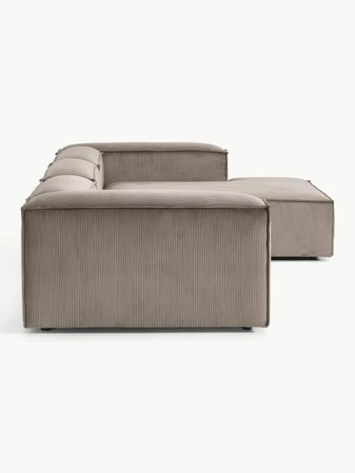 Modulaire hoekbank Lennon van corduroy
