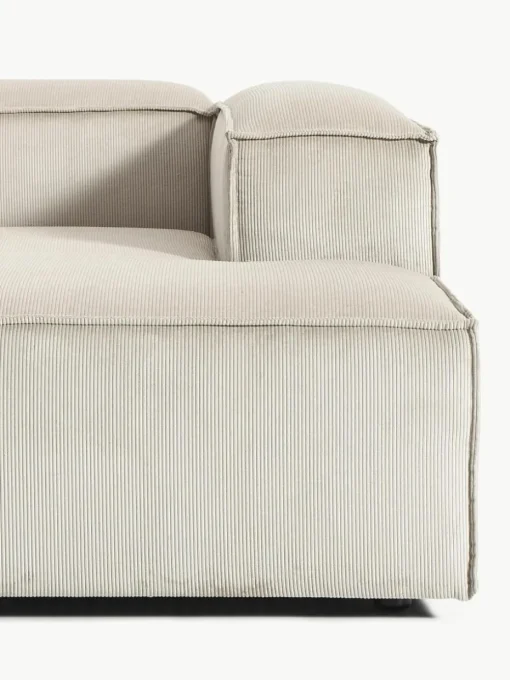 Modulaire hoekbank Lennon van corduroy