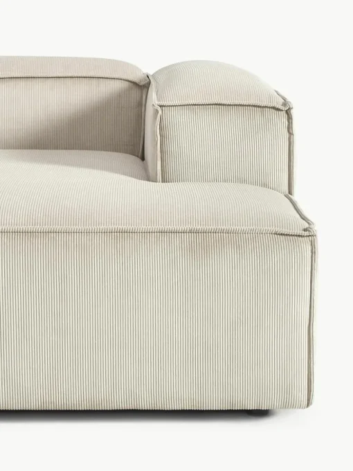 Modulaire hoekbank Lennon van corduroy