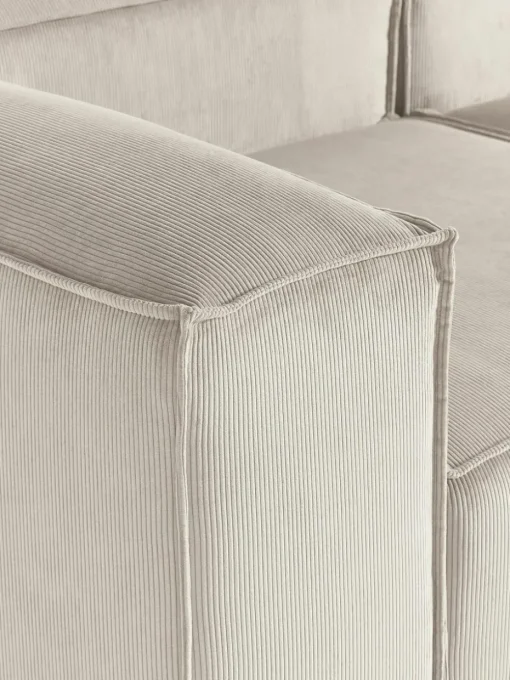 Modulaire hoekbank Lennon van corduroy