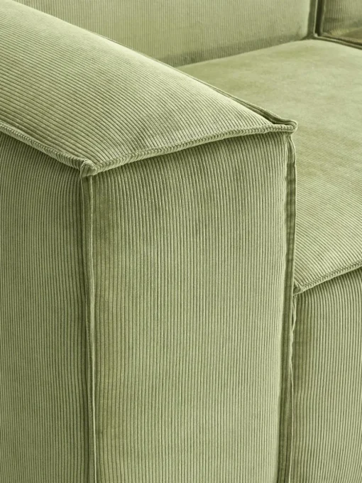 Modulaire hoekbank Lennon van corduroy