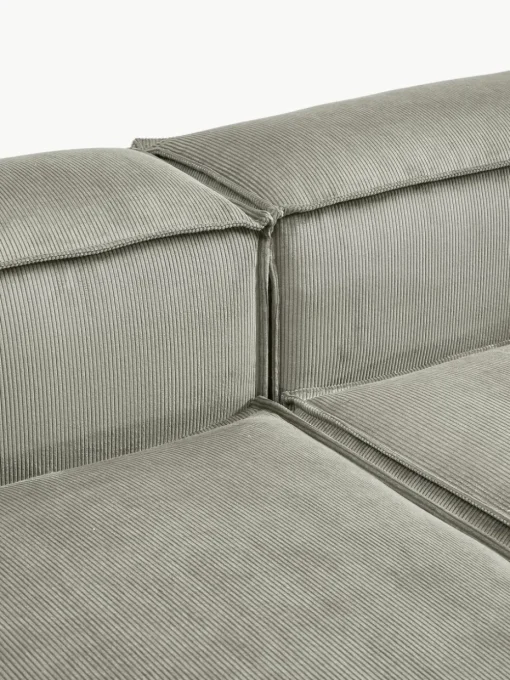 Modulaire hoekbank Lennon van corduroy