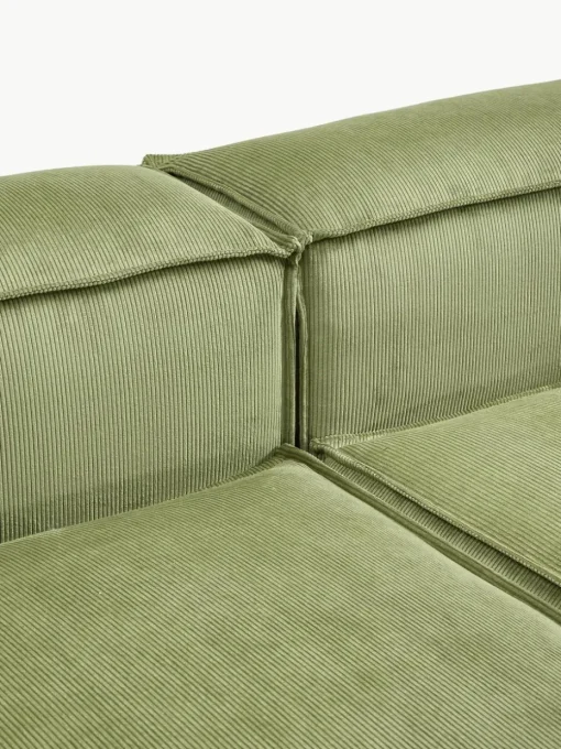 Modulaire hoekbank Lennon van corduroy