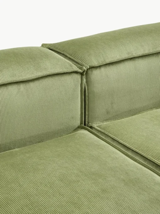 Modulaire hoekbank Lennon van corduroy