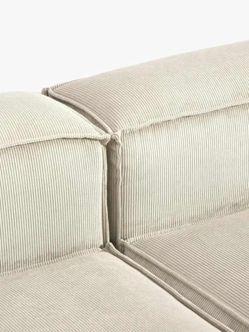 Modulaire hoekbank Lennon van corduroy