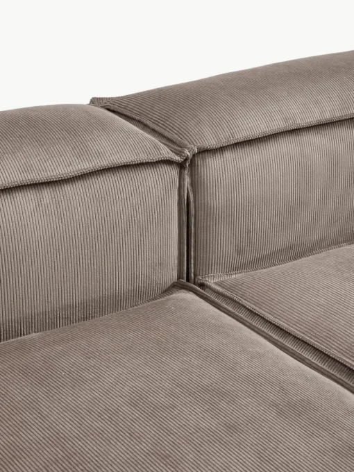 Modulaire hoekbank Lennon van corduroy