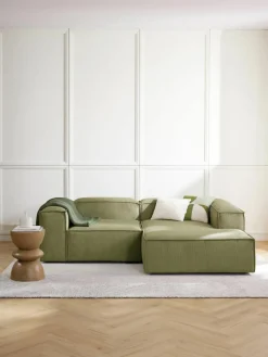 Modulaire hoekbank Lennon van corduroy