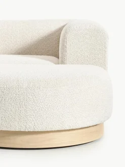 Modulaire hoekbank Natalie van teddy-bouclé