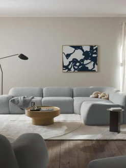 Modulaire hoekbank Wolke (4-zits) van bouclé