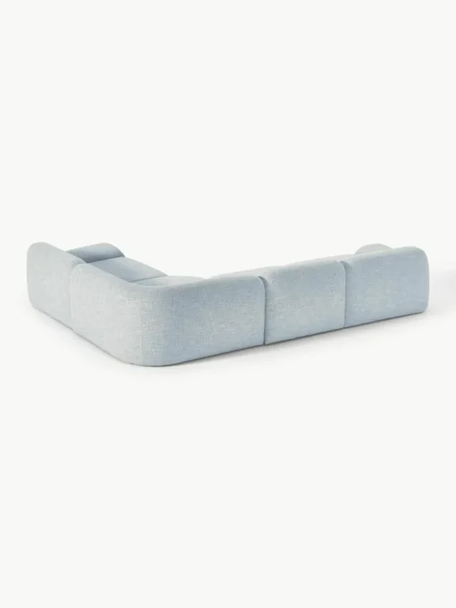 Modulaire hoekbank Wolke (4-zits) van bouclé