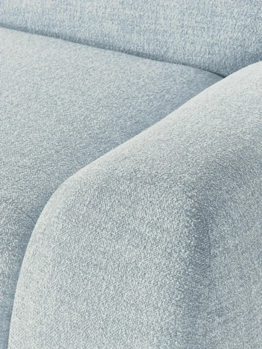 Modulaire hoekbank Wolke (4-zits) van bouclé