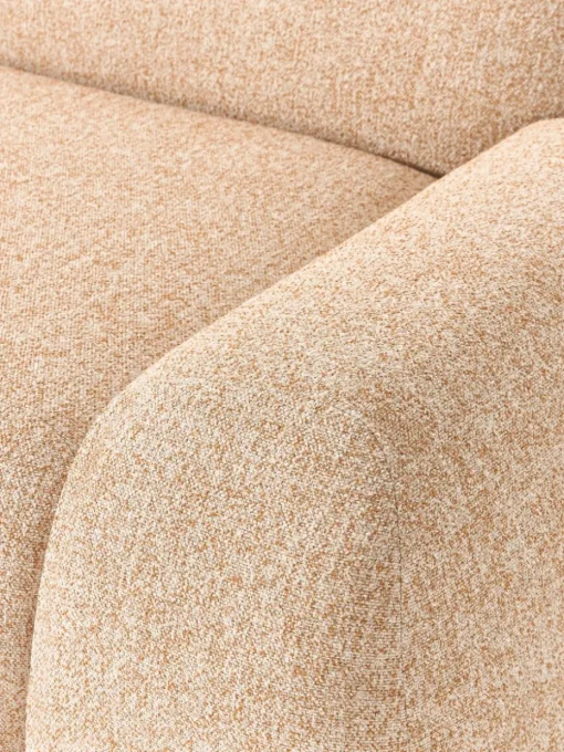 Modulaire hoekbank Wolke (4-zits) van bouclé