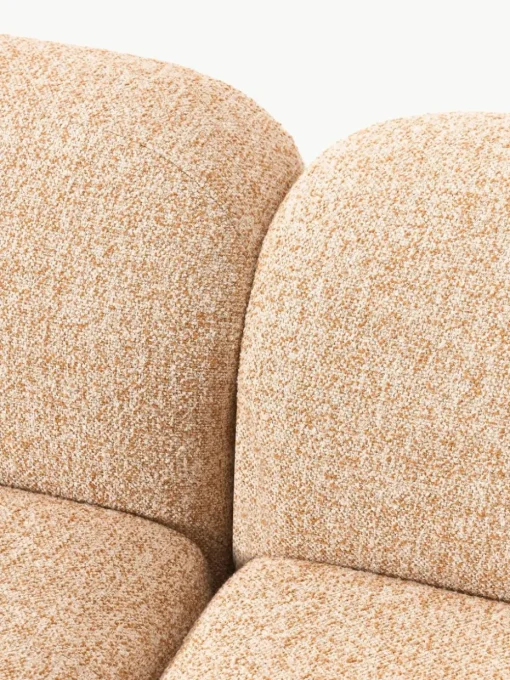Modulaire hoekbank Wolke (4-zits) van bouclé