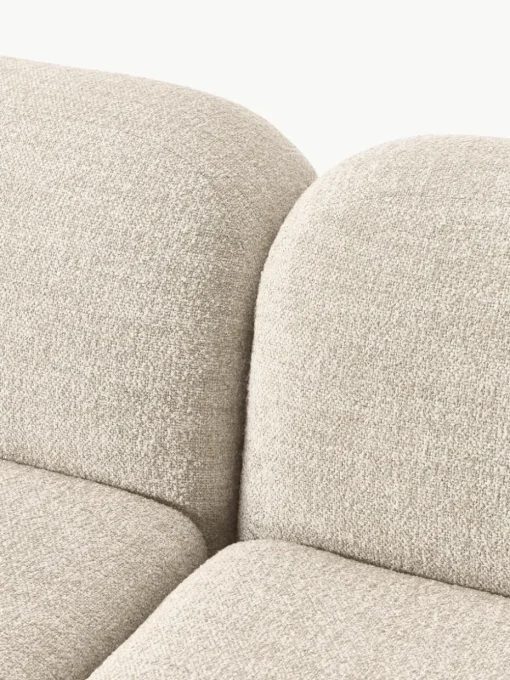 Modulaire hoekbank Wolke (4-zits) van bouclé