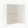 Modulaire hoekkast Charlotte, 215 cm breed, diverse varianten