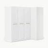 Modulaire hoekkast Charlotte, 215 cm breed, diverse varianten