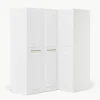 Modulaire hoekkast Charlotte, 165 cm breed, diverse varianten