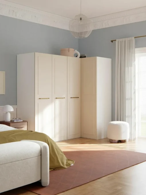 Modulaire hoekkast Charlotte, 215 cm breed, diverse varianten