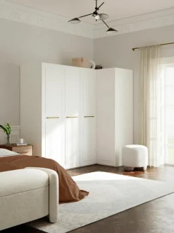 Modulaire hoekkast Charlotte, 215 cm breed, diverse varianten