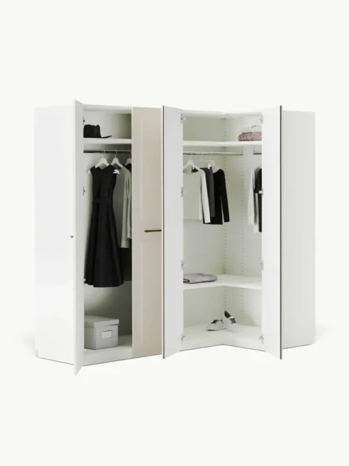 Modulaire hoekkast Charlotte, 215 cm breed, diverse varianten