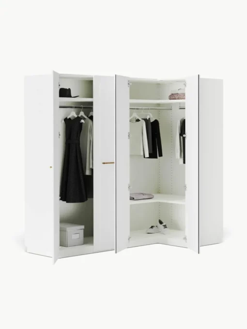 Modulaire hoekkast Charlotte, 215 cm breed, diverse varianten