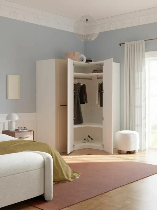 Modulaire hoekkast Charlotte, 165 cm breed, diverse varianten