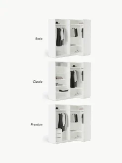 Modulaire hoekkast Charlotte, 215 cm breed, diverse varianten