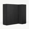 Modulaire hoekkast Leon, 215 cm breed, diverse varianten